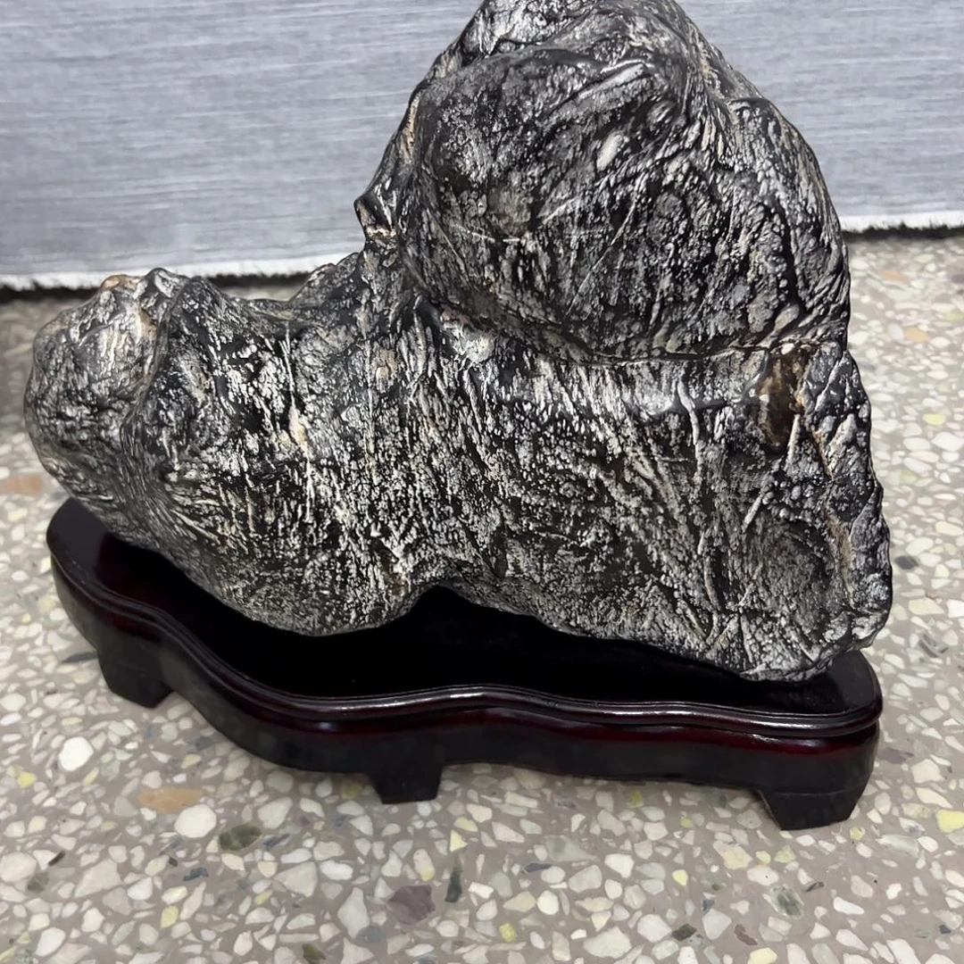 O***石材灵璧石家居摆件