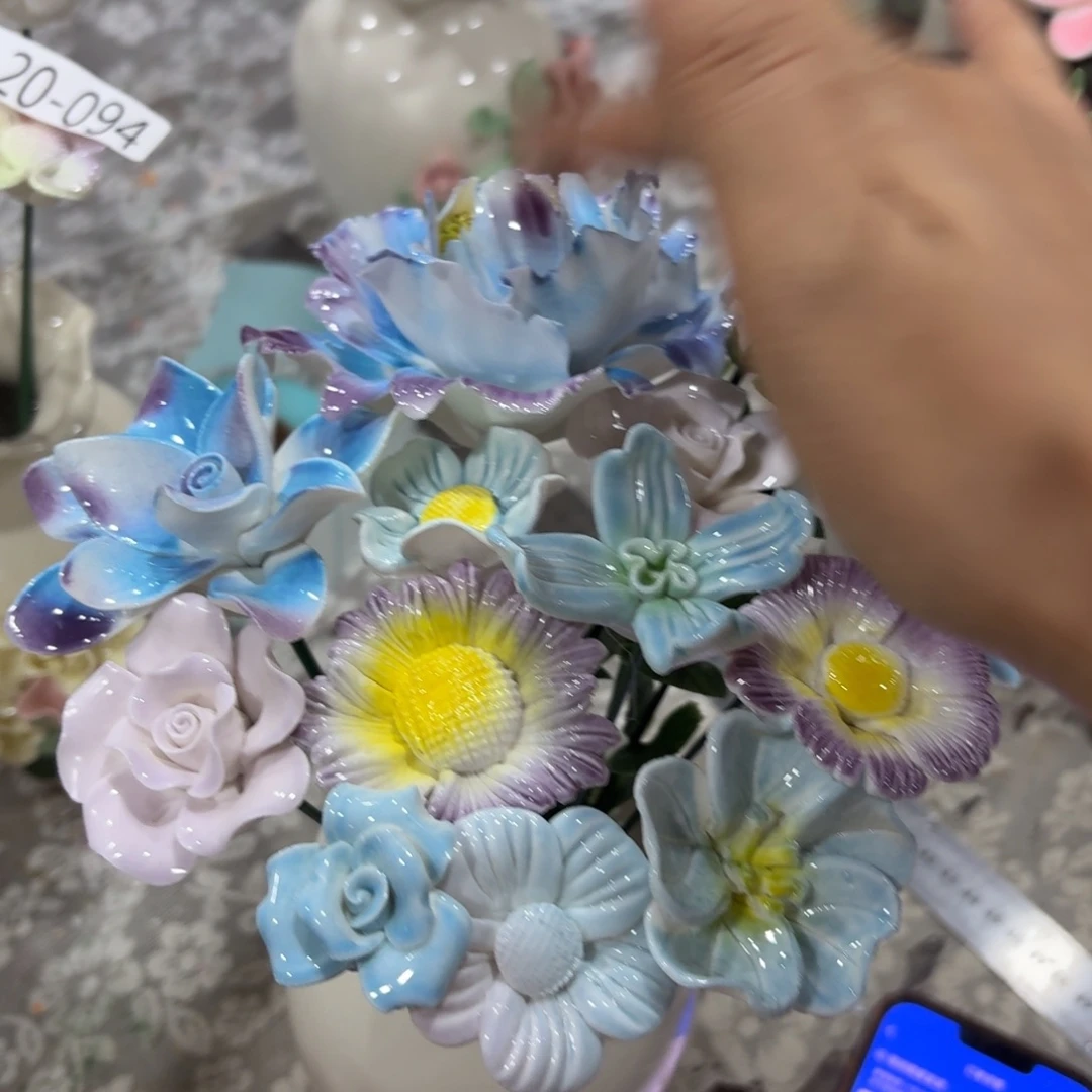 陶瓷花，20元发货，退款拉黑20100