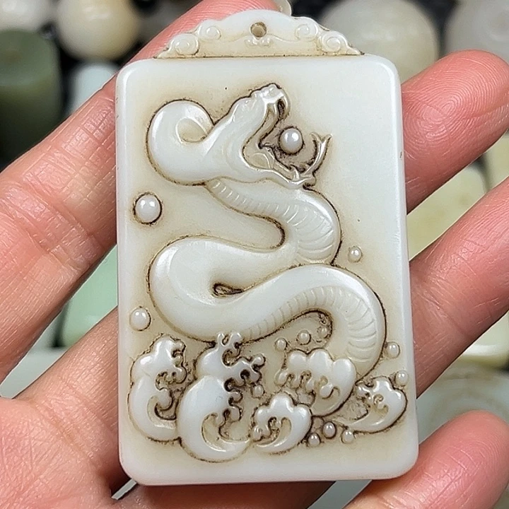 吊坠白玉菩提精选商品一物一图