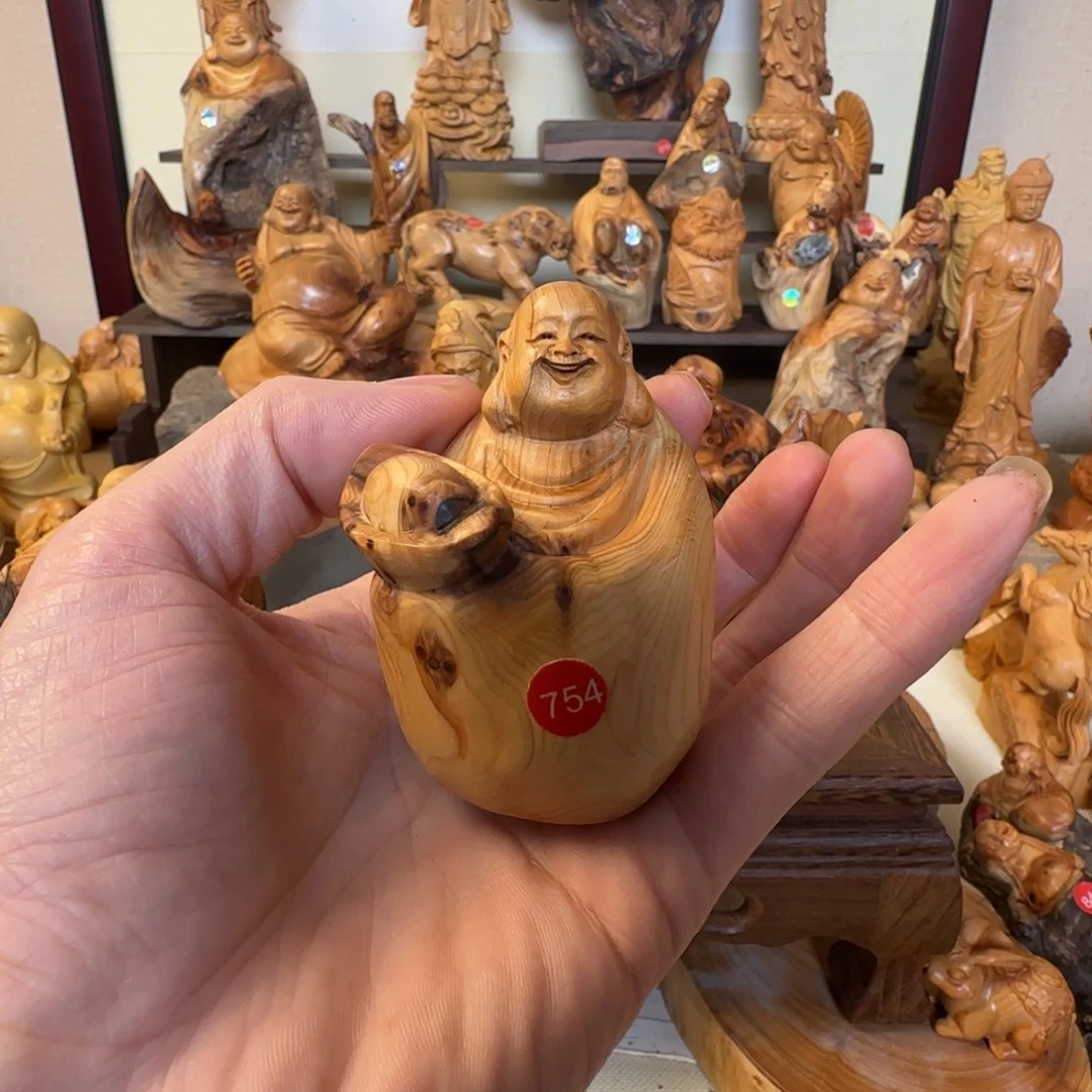 崖柏小木匠艺雕一物一拍