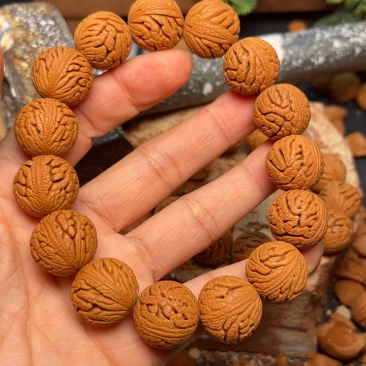 桃核手串龙纹桃核1