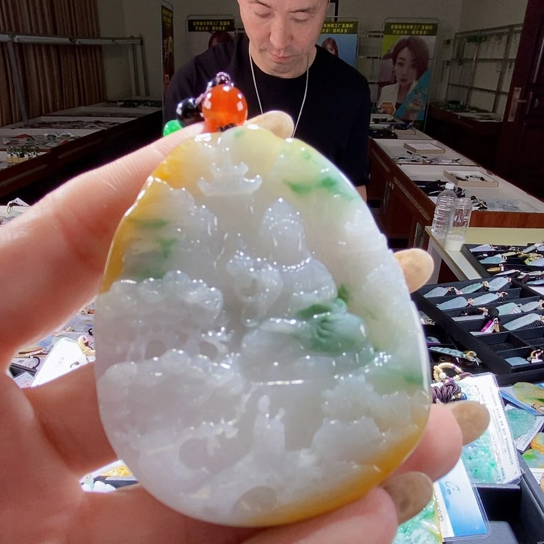 颈饰未镶嵌翡翠翡翠