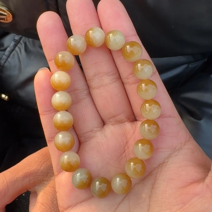 和田玉未镶嵌手串卡10