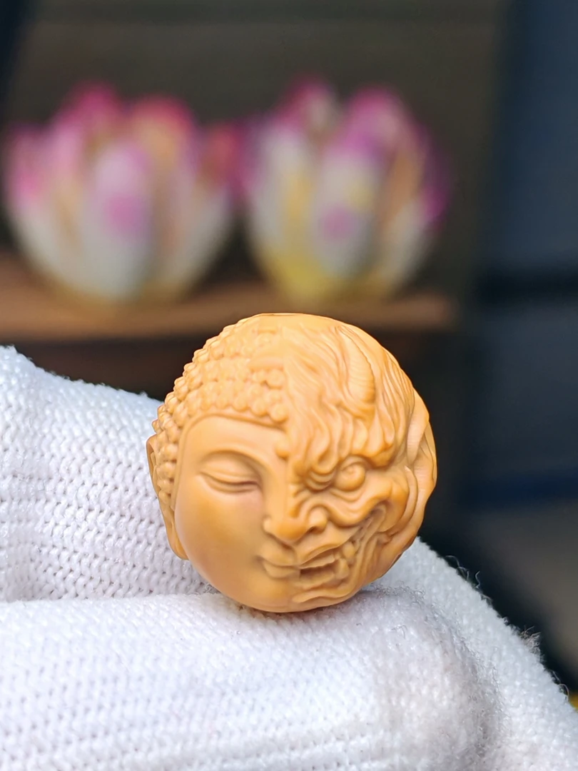 18左右猴头核桃佛魔念（全品有正常封口线）