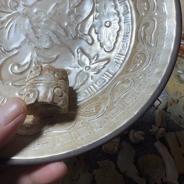 红***莲瓷片青花瓷器11111