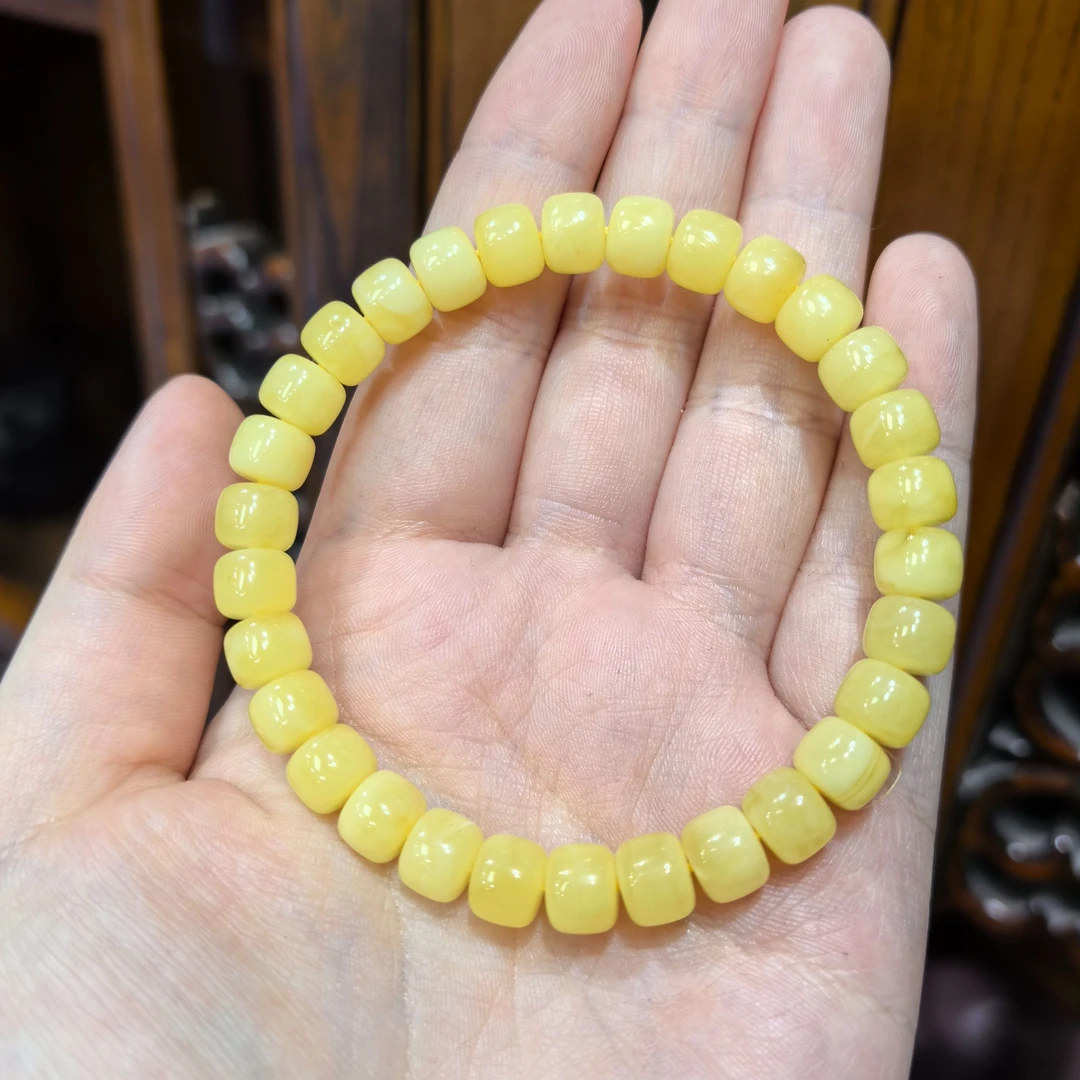 【上新了文玩优选】蜜蜡老型单圈手串