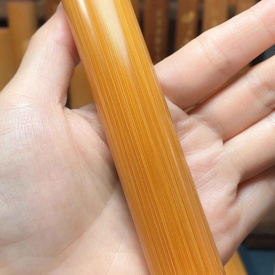 竹精品红皮小金条天然椭圆