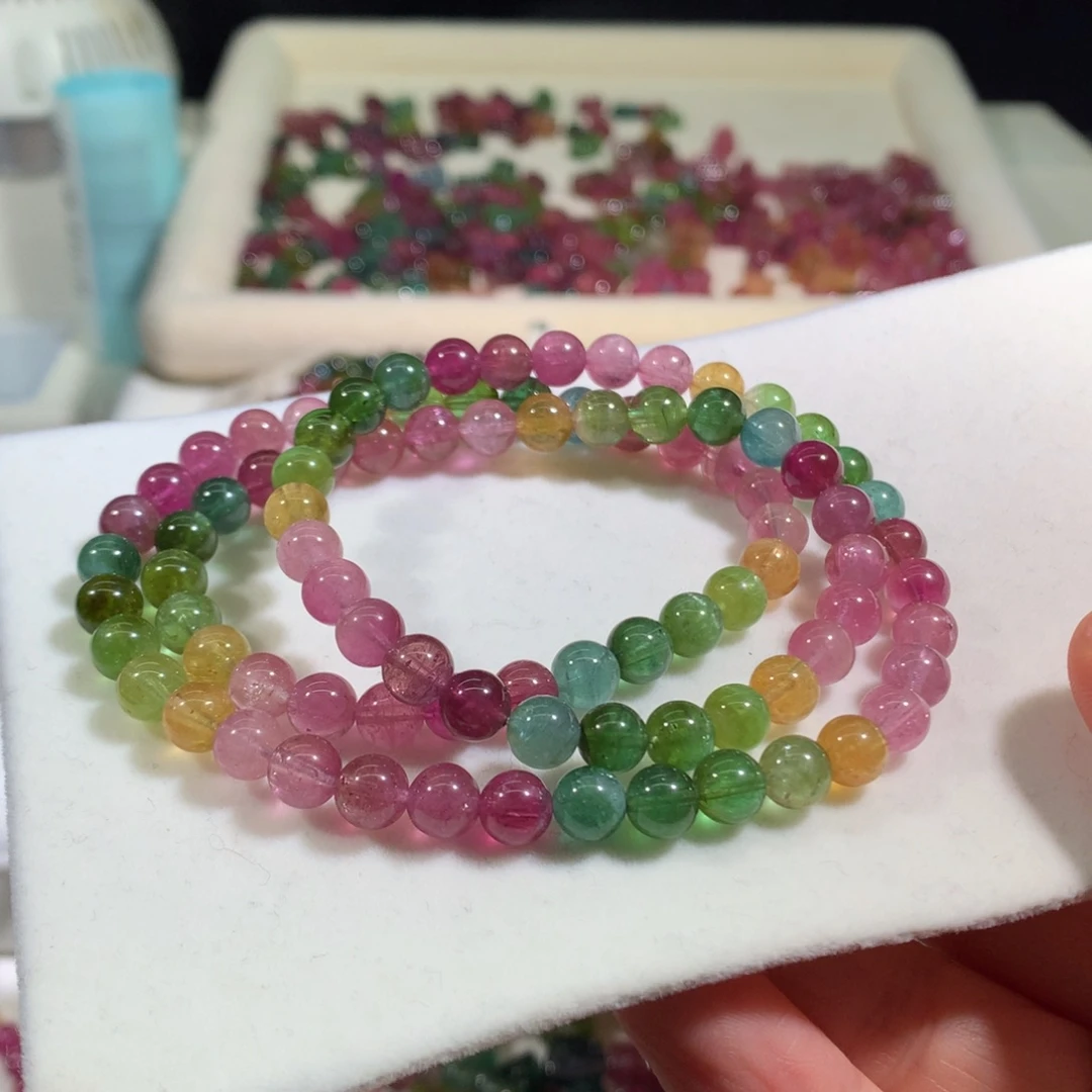 碧玺未镶嵌单珠碧玺