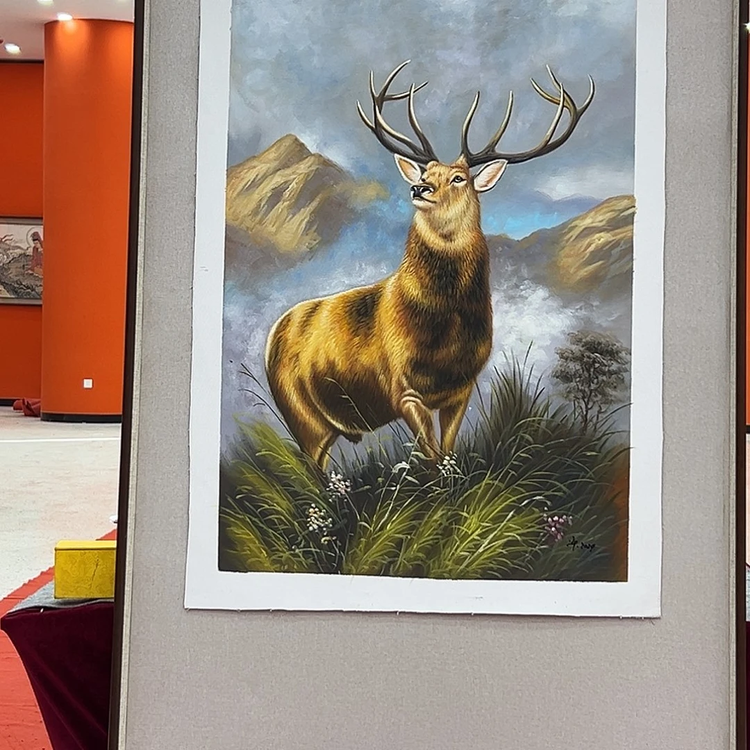 国画二郎展览原作