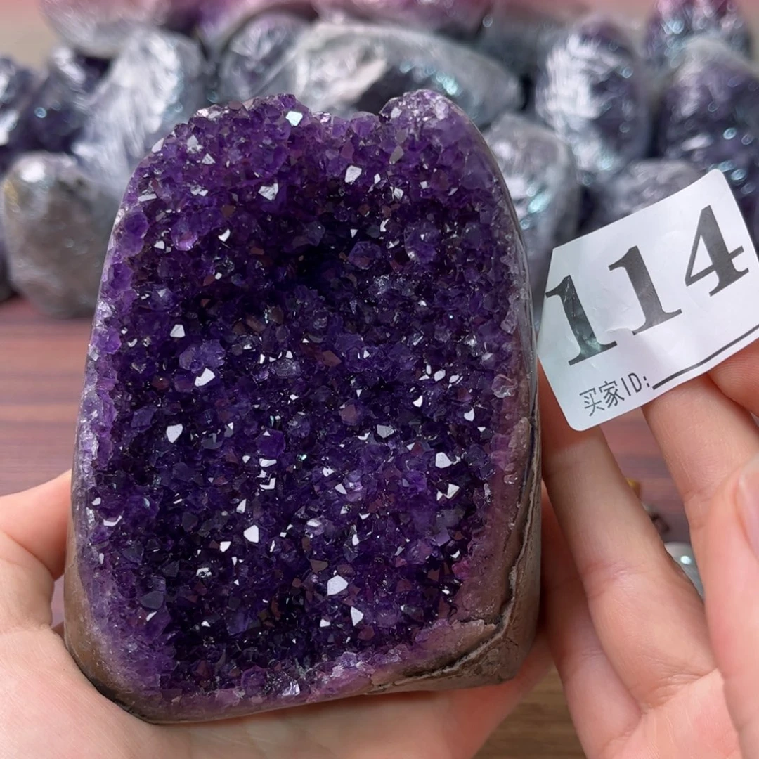 紫晶珠宝半成品未镶嵌