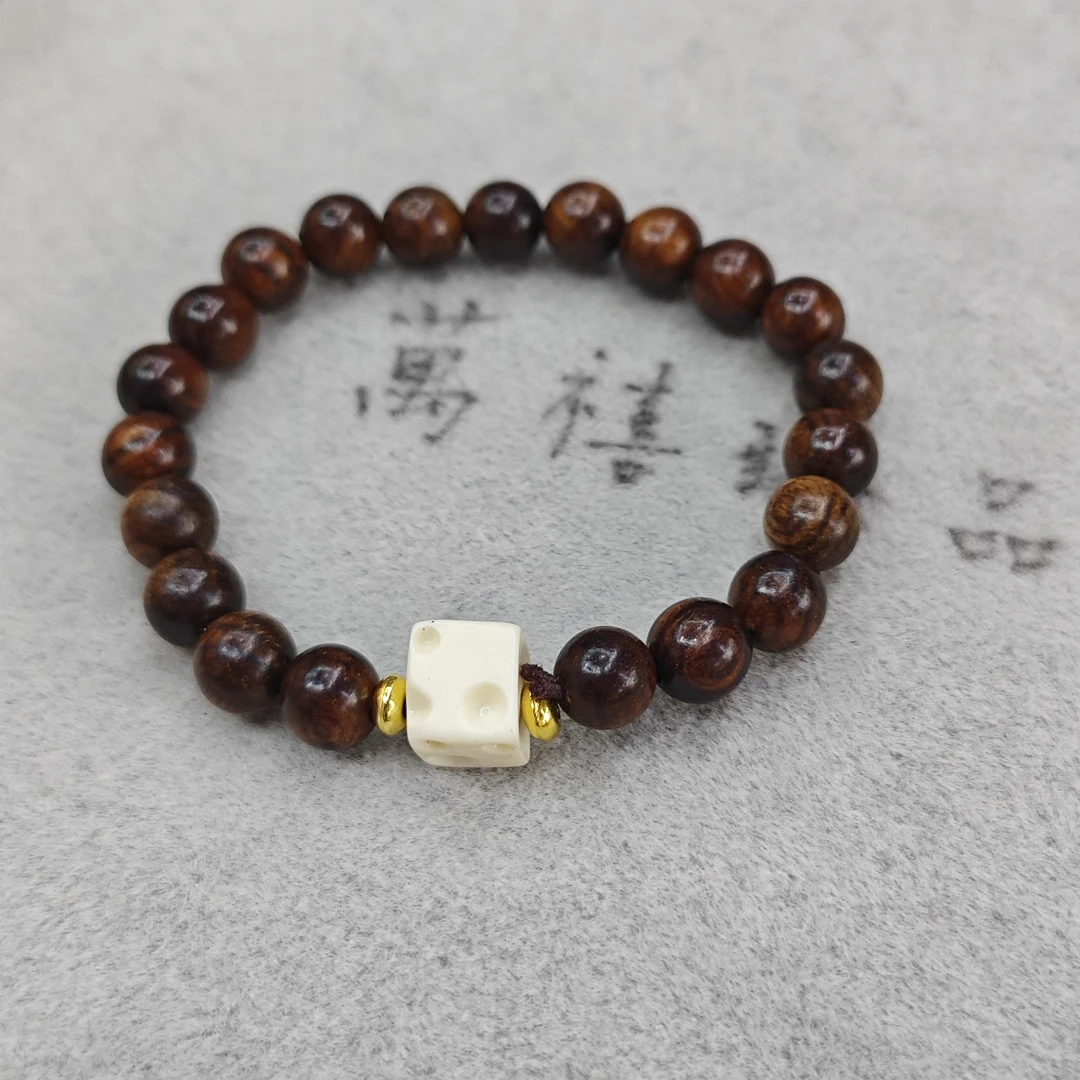 8mm花梨奶酪手串M008 jw