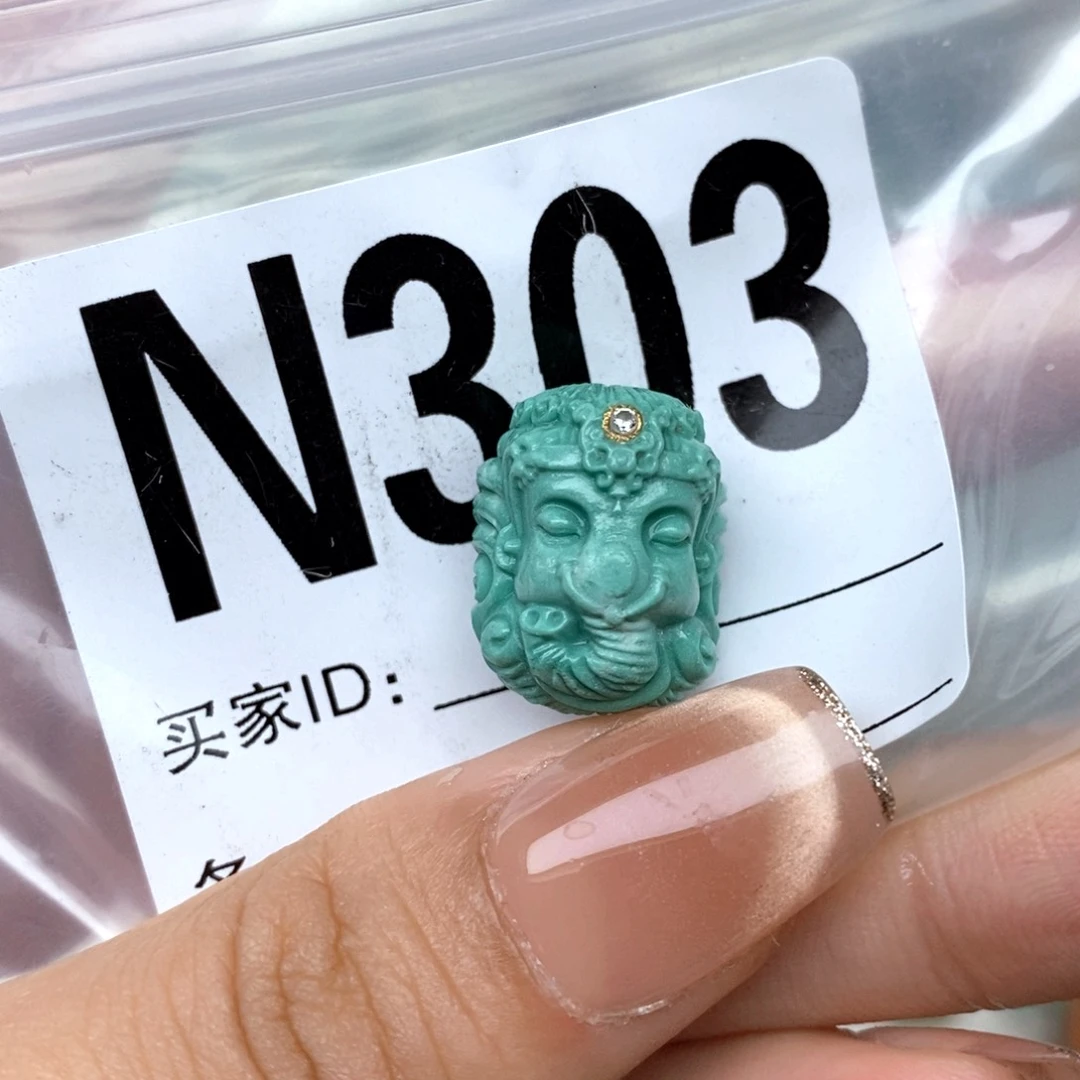绿松石未镶嵌配饰