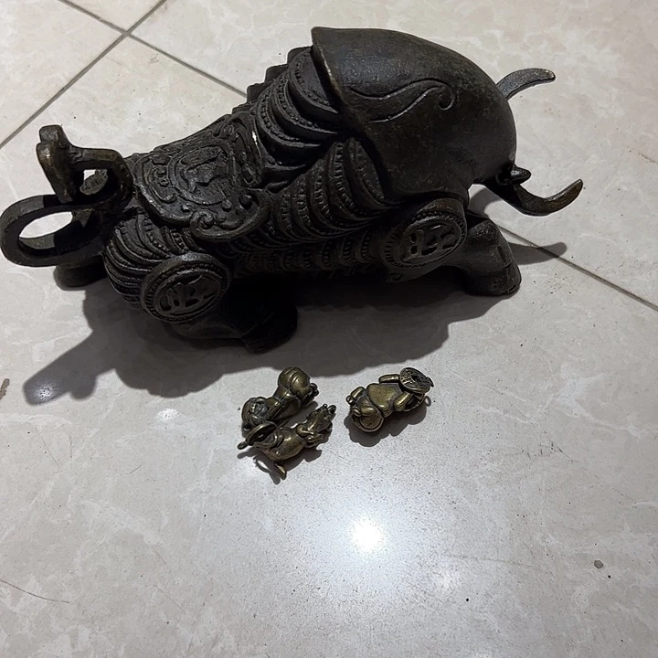 不***菜黄铜摆件工艺品摆件