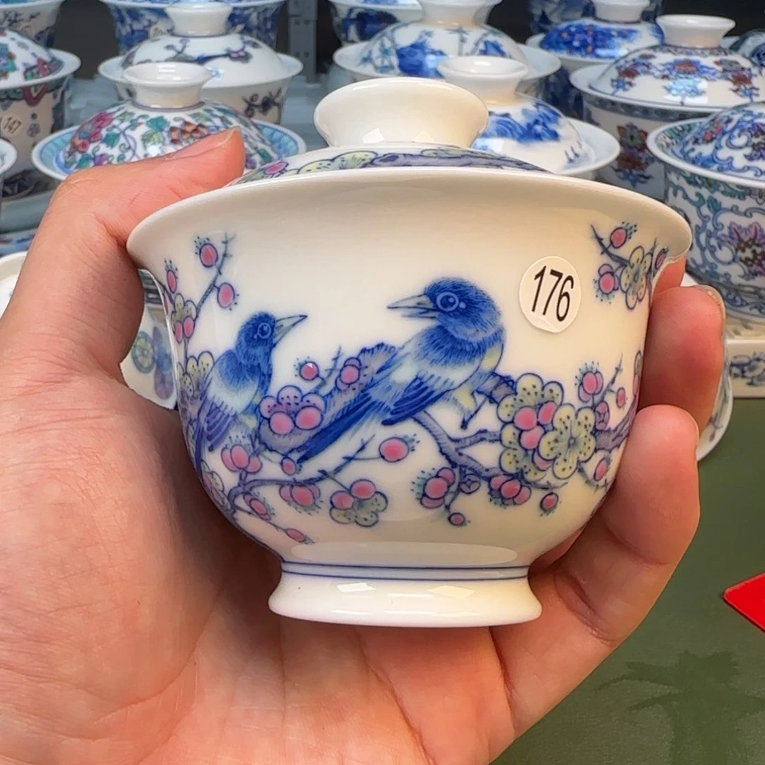 彦祖纯手工手绘茶具176