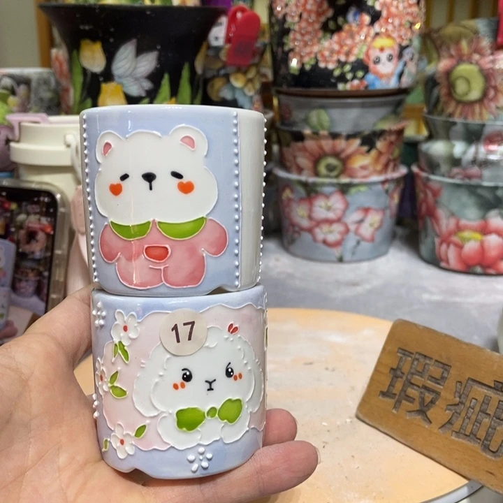 景德镇艺术手绘作品