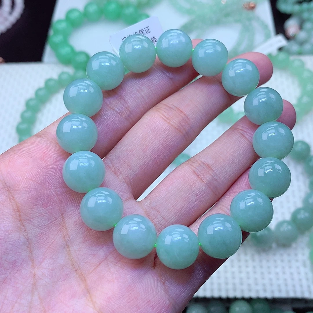 翡翠未镶嵌毛衣链