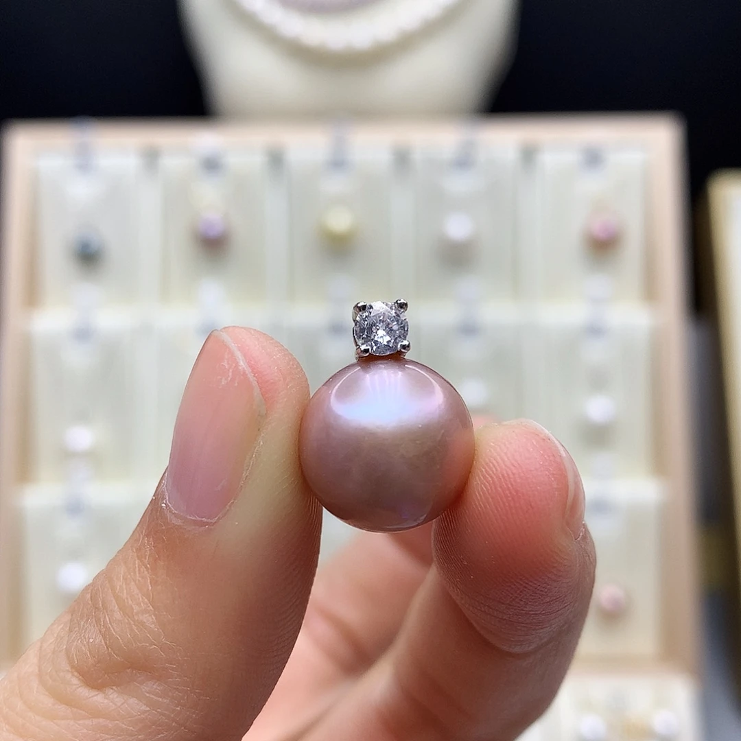 颈饰合金淡水珍珠