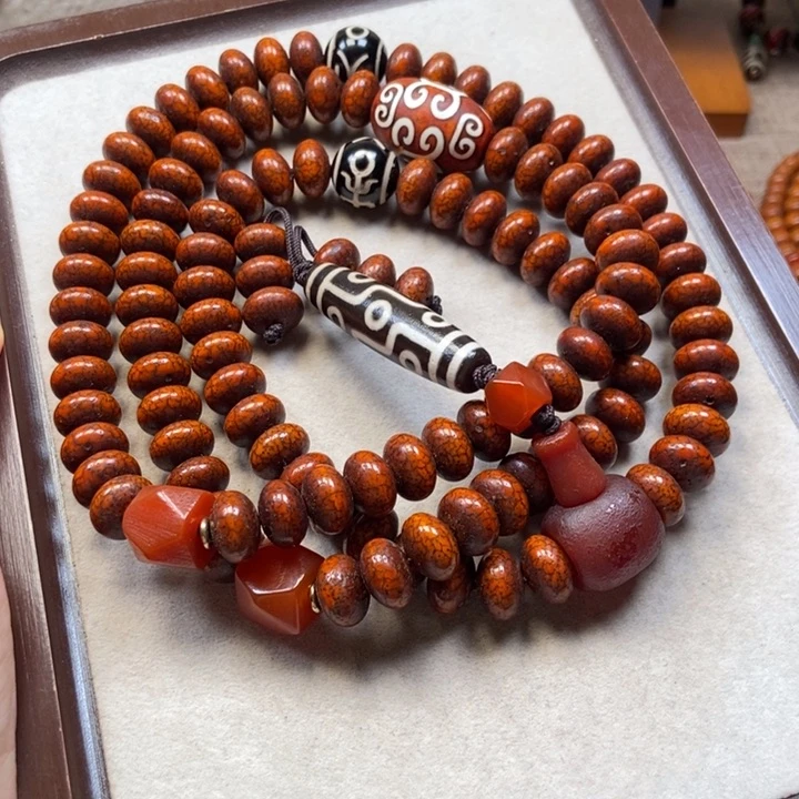 菩提把件星月菩提子