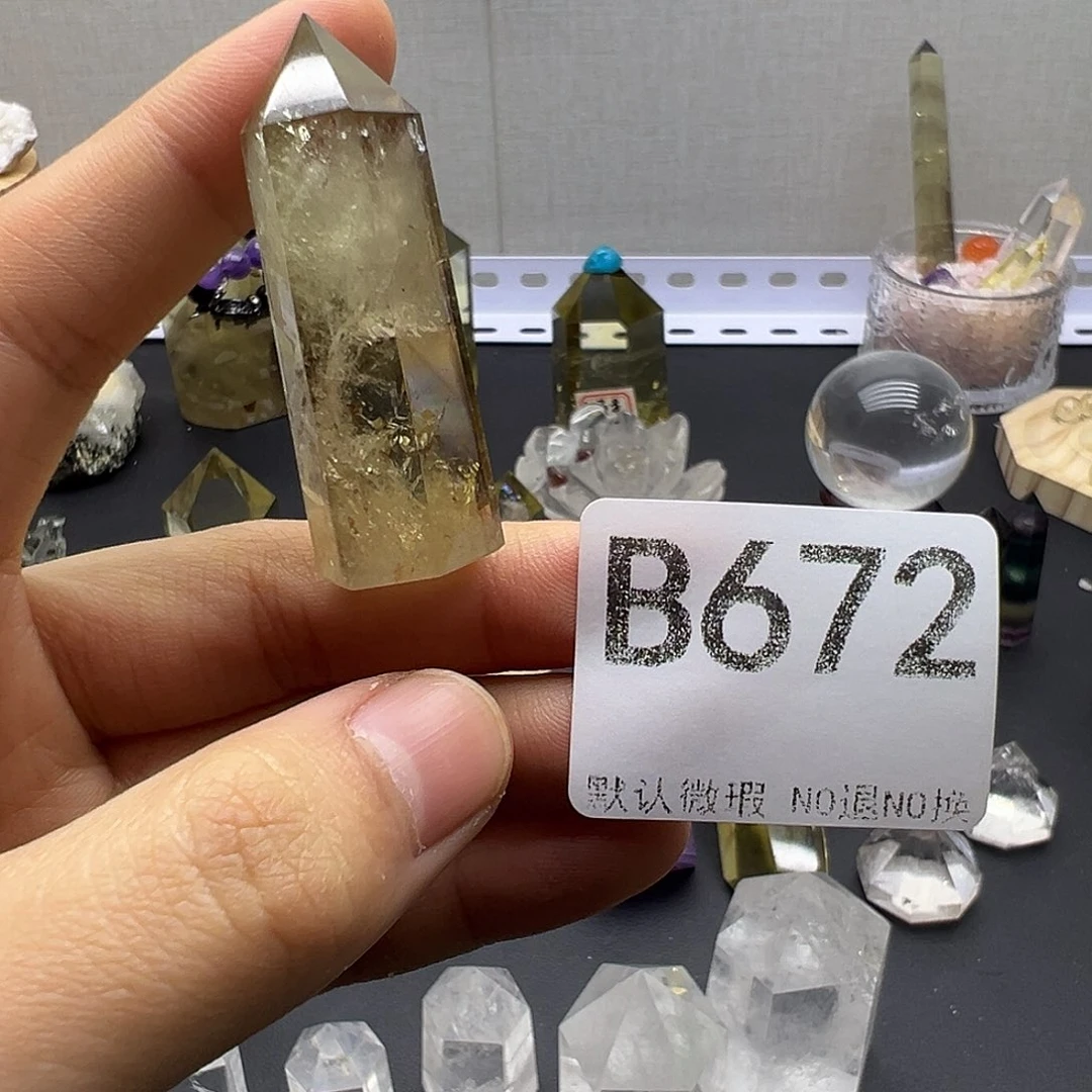 珠宝半成品水晶未镶嵌