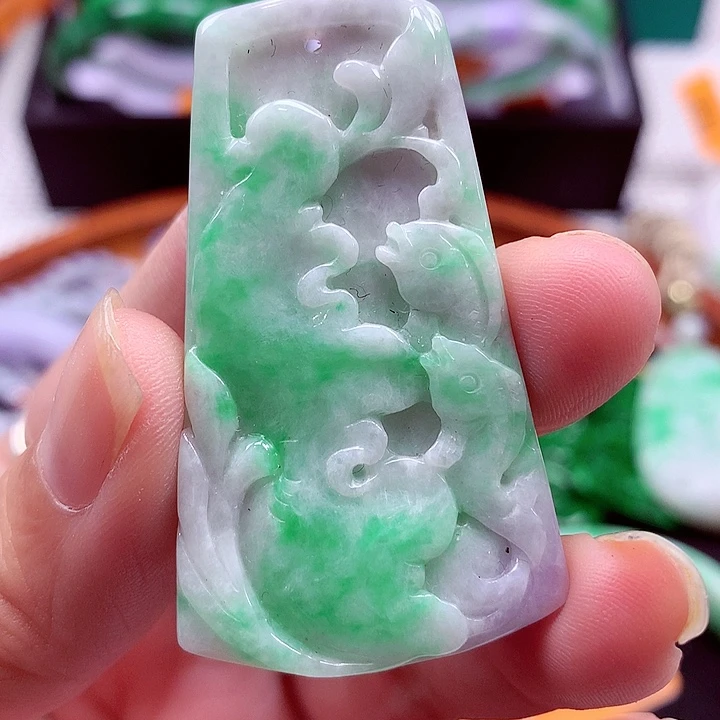颈饰未镶嵌翡翠翡翠