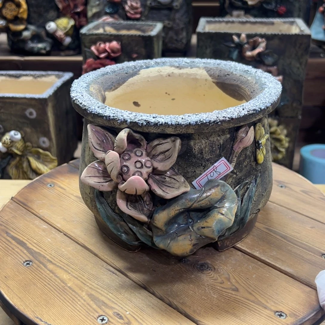 红陶青藤多肉花盆