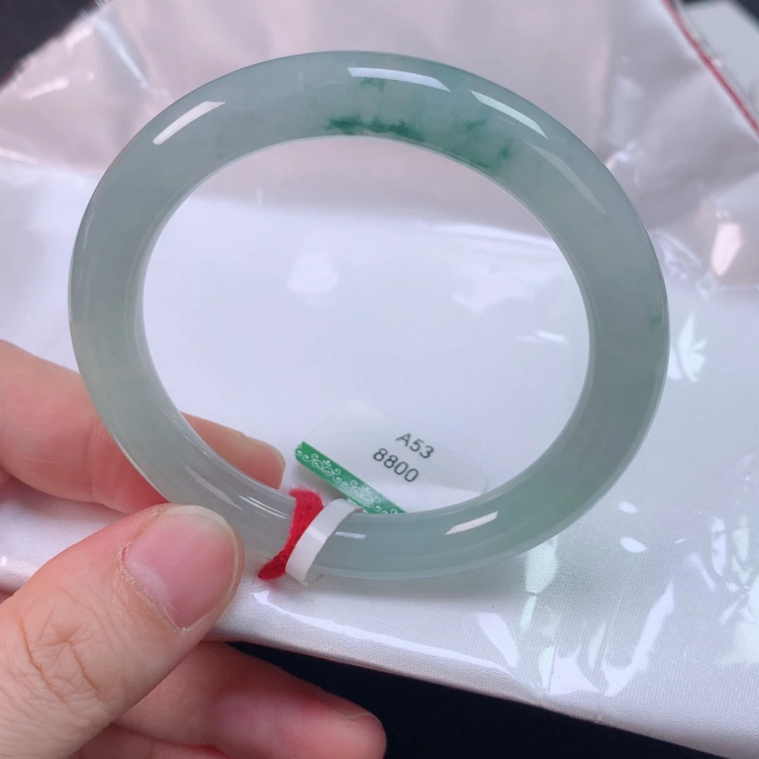 未镶嵌手镯翡翠缅甸天然翡翠手镯53