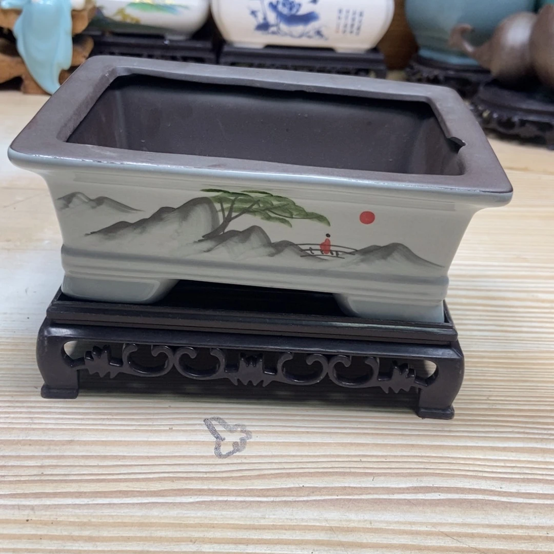 瓷片陶瓷花盆陶瓷艺术