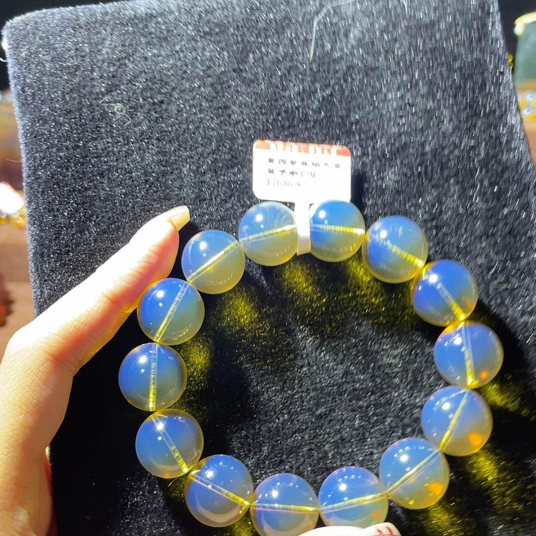 蓝珀珠宝奇石未镶嵌福***鲤