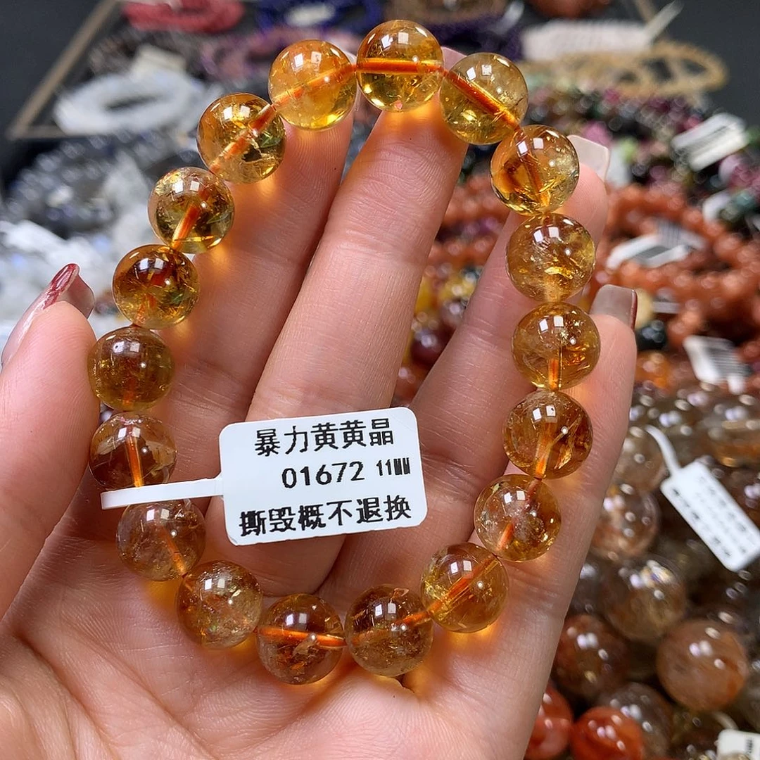 水晶手链未镶嵌，