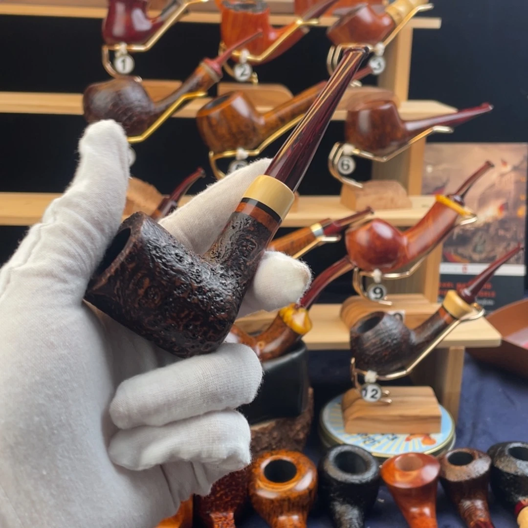 石楠木手工烟斗撞球