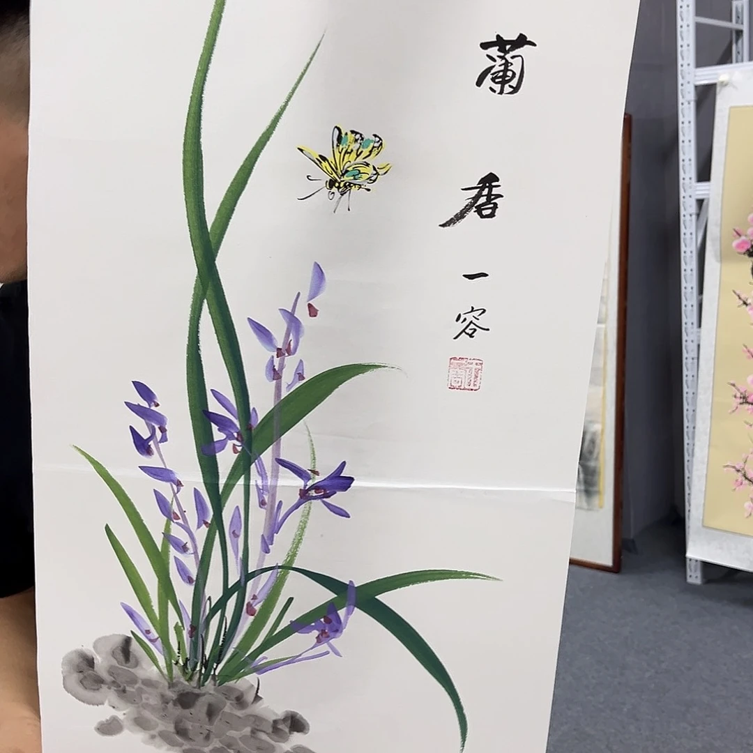 国画国画老师手绘作品