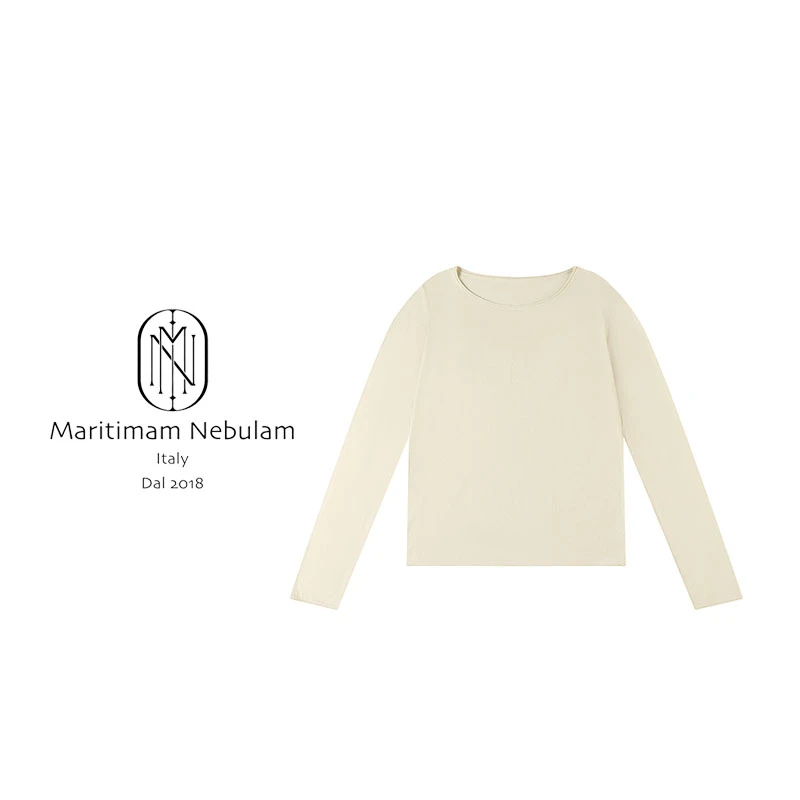 MN修身大圆领打底衫春季套头T恤长袖SZ1659