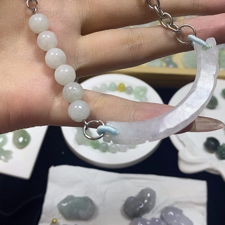 翡翠散珠天然缅甸翡翠