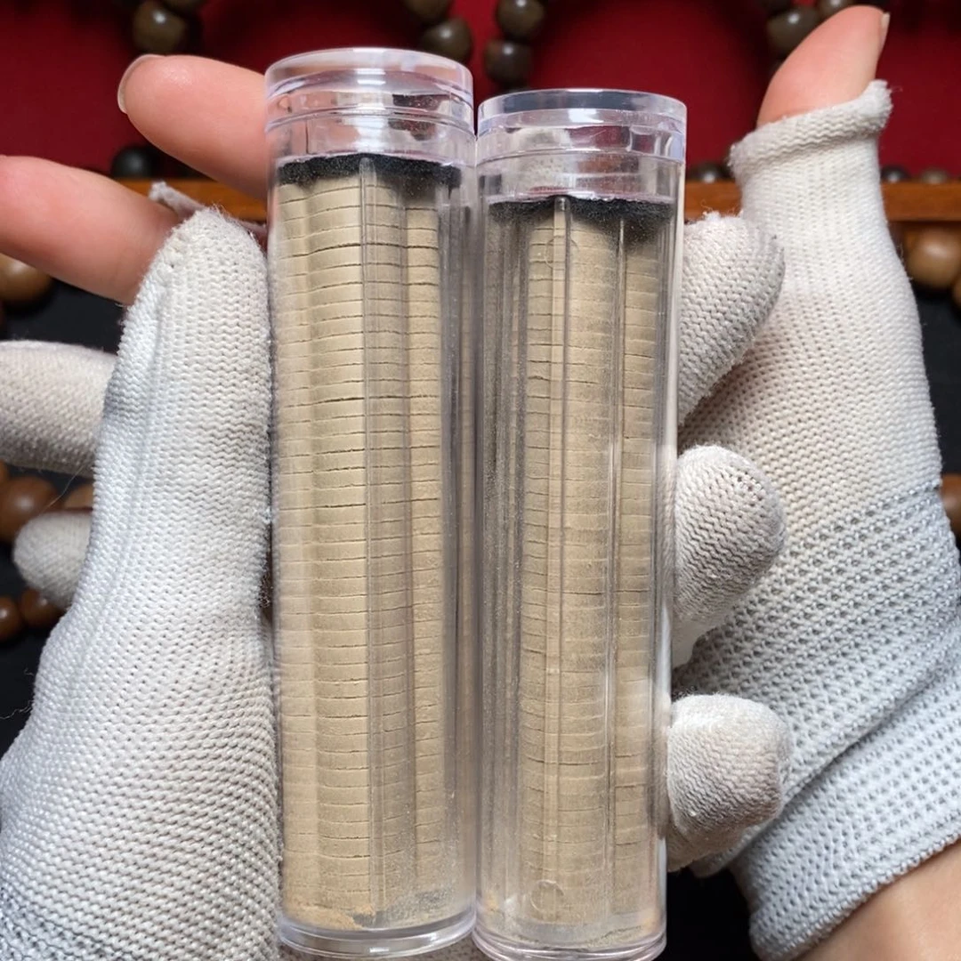 檀香木其他老山檀香 无粘粉 祥云香片 俩盒