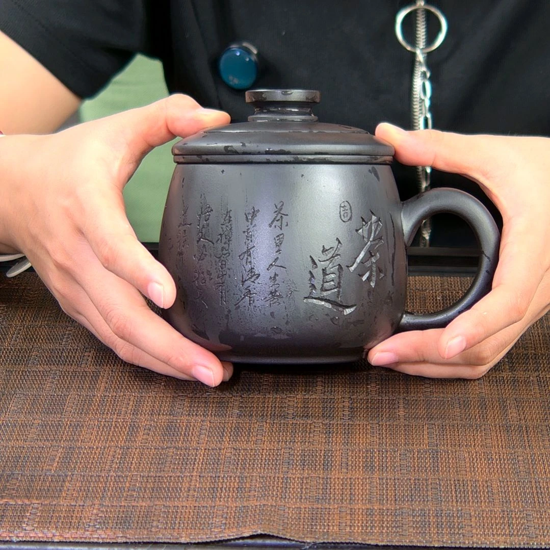 茶杯紫砂高货放漏