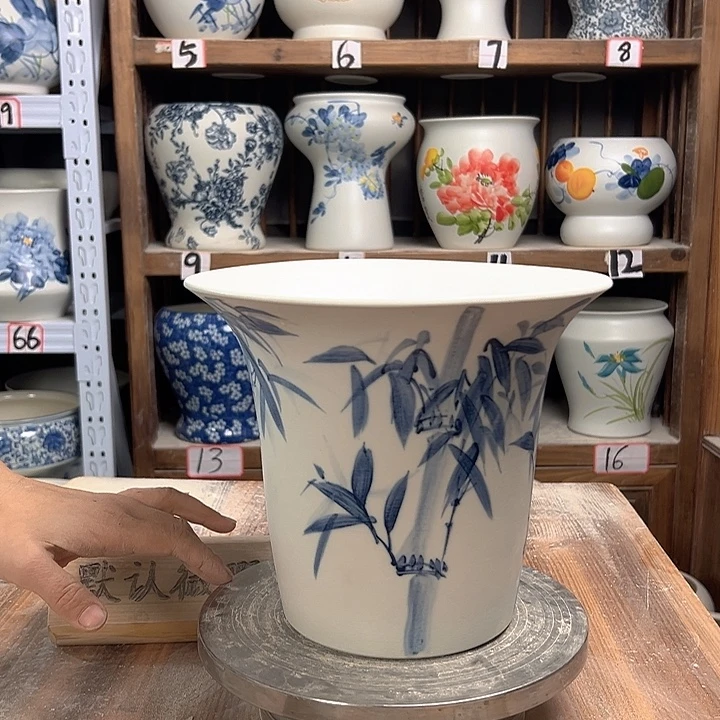 陶斗笠竹子新款陶瓷陶瓷