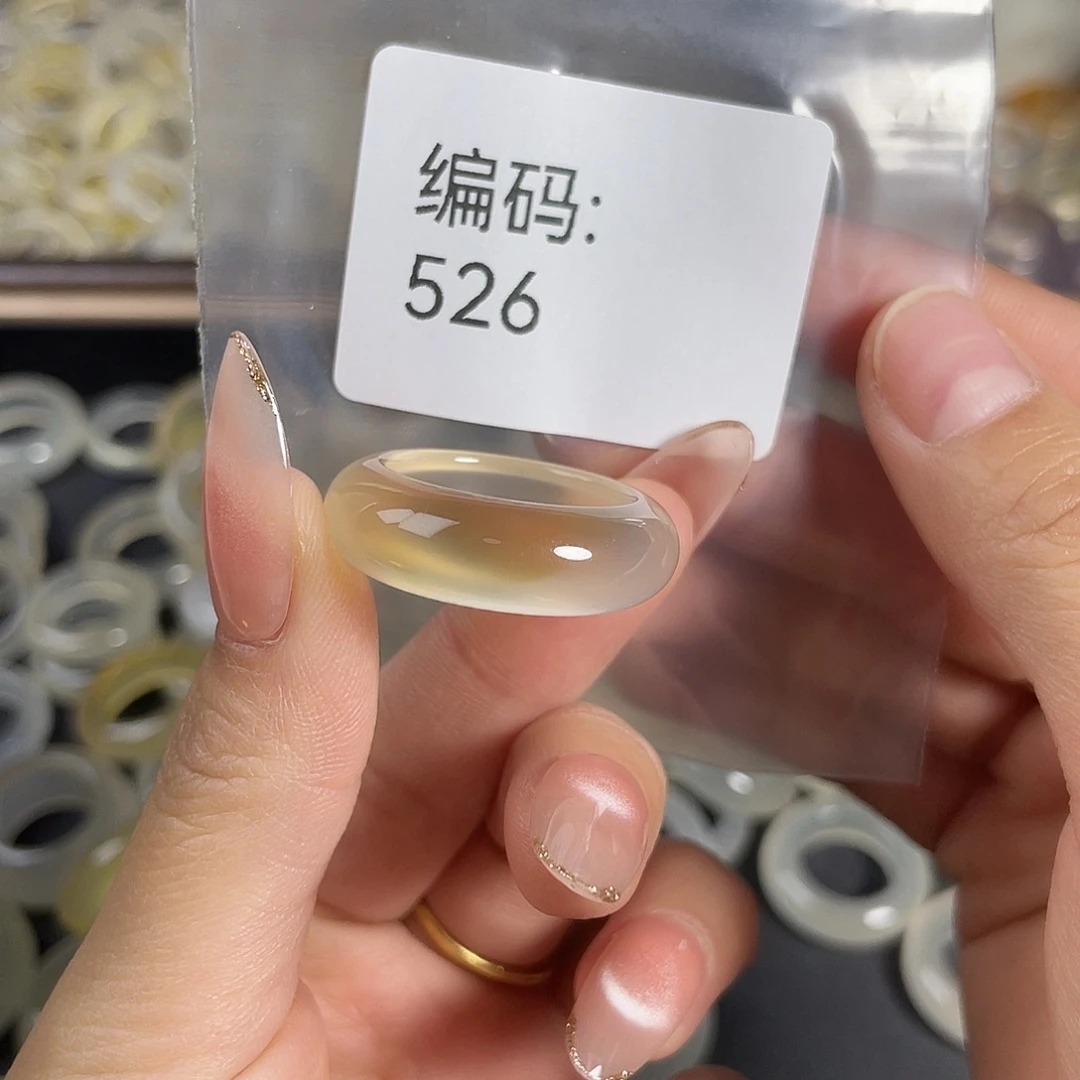 玛瑙/玉髓未镶嵌戒指526港21