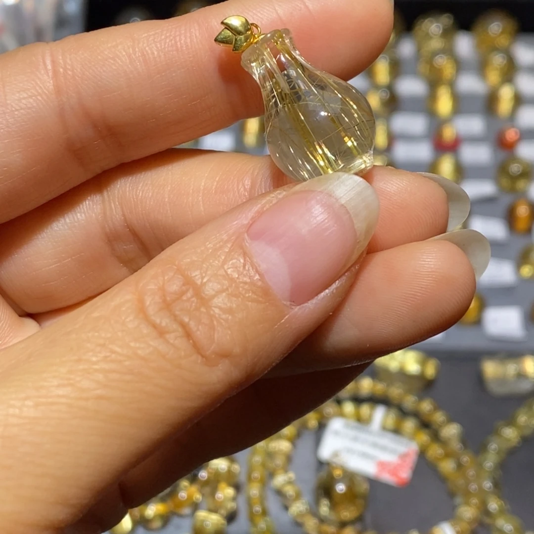 水晶未镶嵌手链吊坠