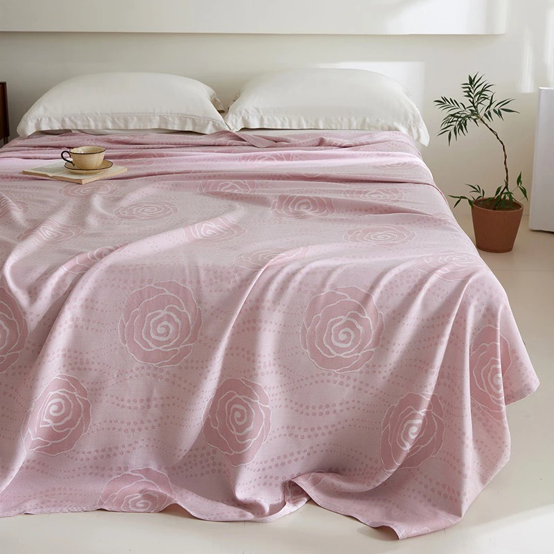 2025新款天丝莱赛尔多功能纱布毯盖毯100*150cm超薄夏凉被空调被