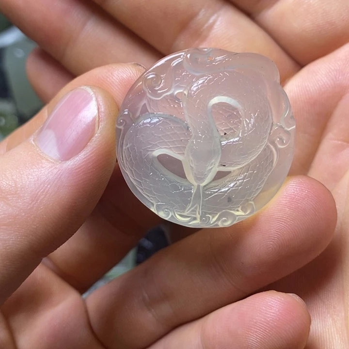 岫玉天然岫玉挂件未镶嵌