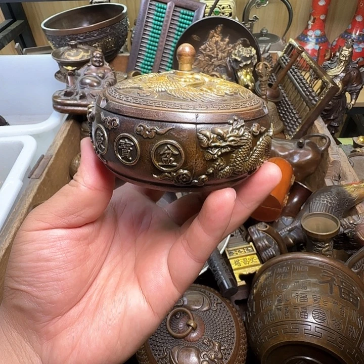 铜器办公室茶室摆件