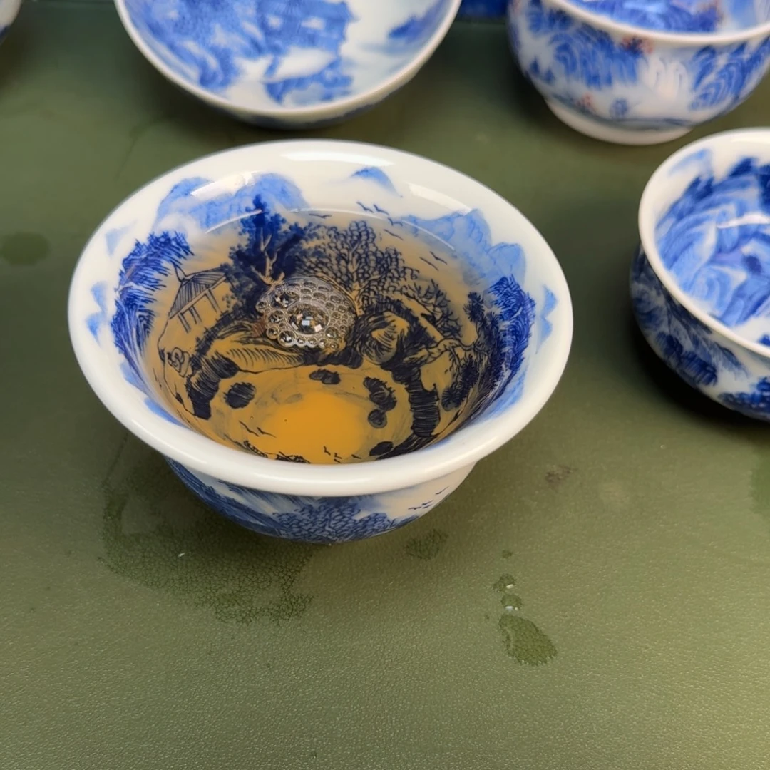 景德镇纯手绘茶具圆圆204