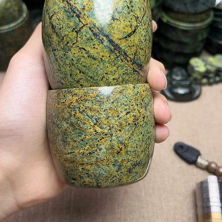 未镶嵌蛇纹石玉手链c*c