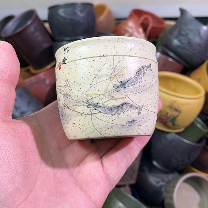 茶杯紫砂全手工紫砂主人杯