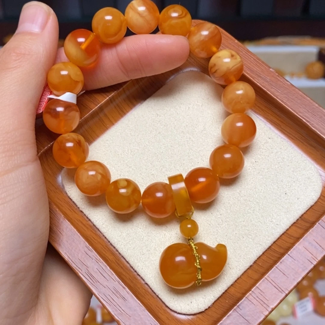 【闪购商品】未镶嵌蜜蜡手链手串