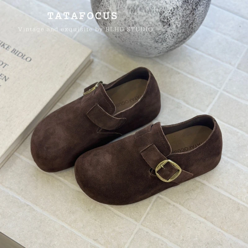 内增高复古小众美拉德勃肯鞋2025秋季新款软底不累脚休闲百搭单鞋