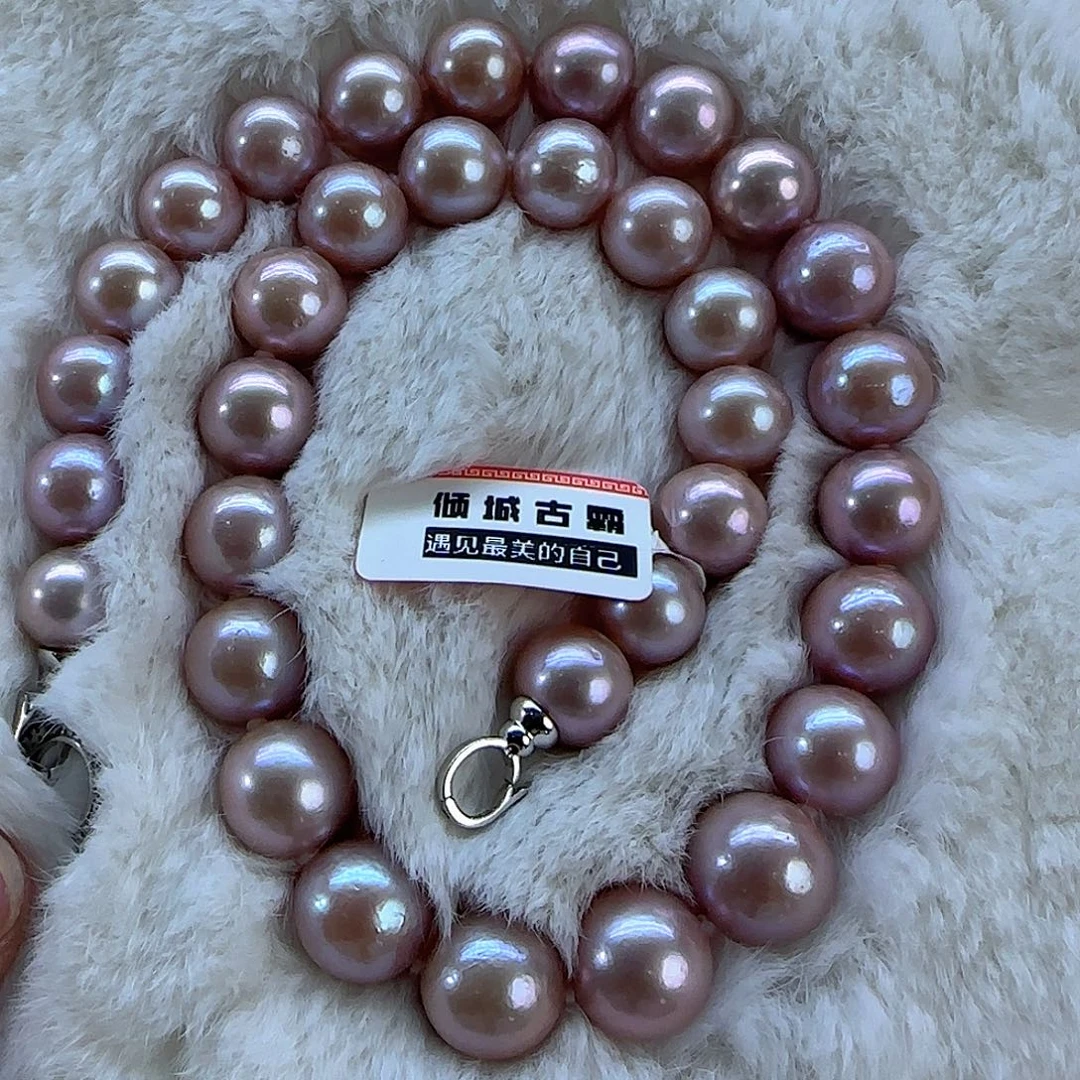 银S925镶嵌项链定制多样性发货发其一700淡水珍珠