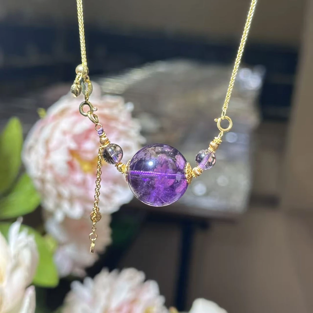 Z12天然紫水晶吊坠配饰 多样性发其一