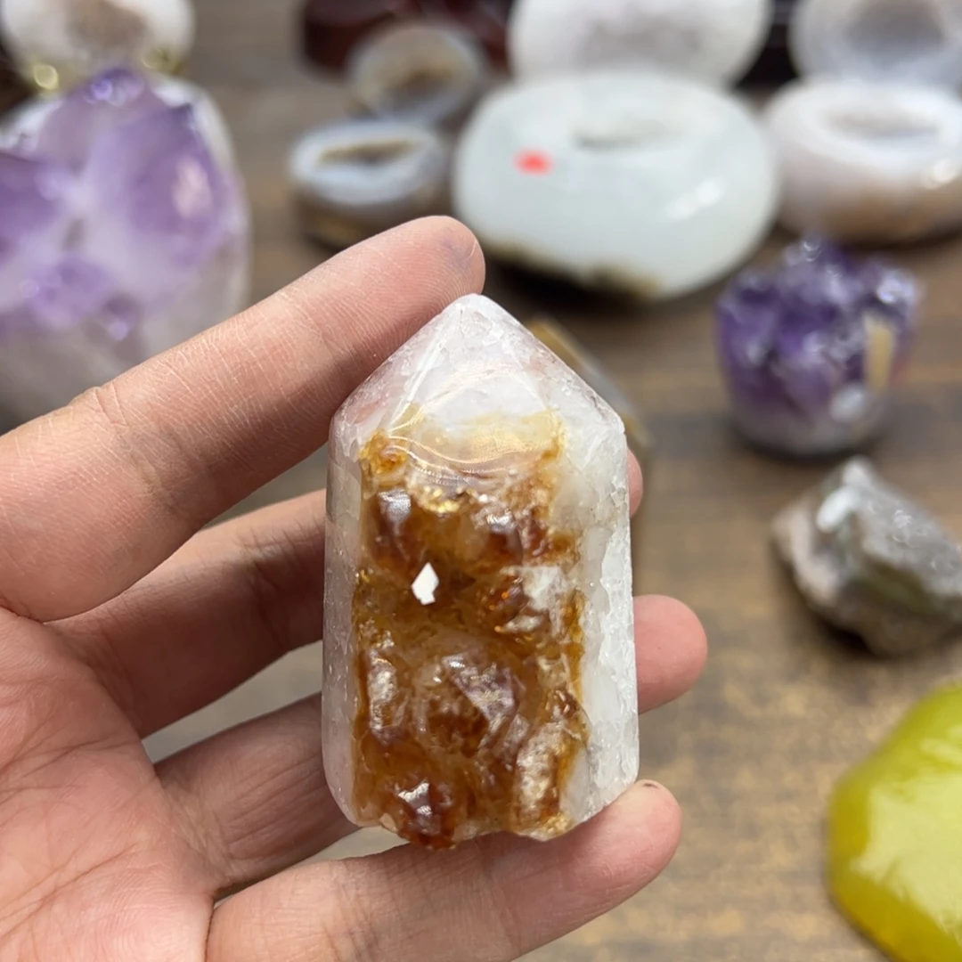 水晶水晶无镶嵌未镶嵌柱子86