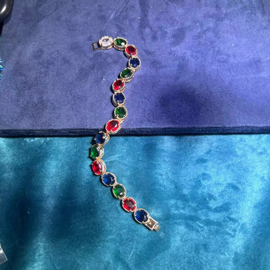 【高级珠宝】高货彩虹手链——————————————